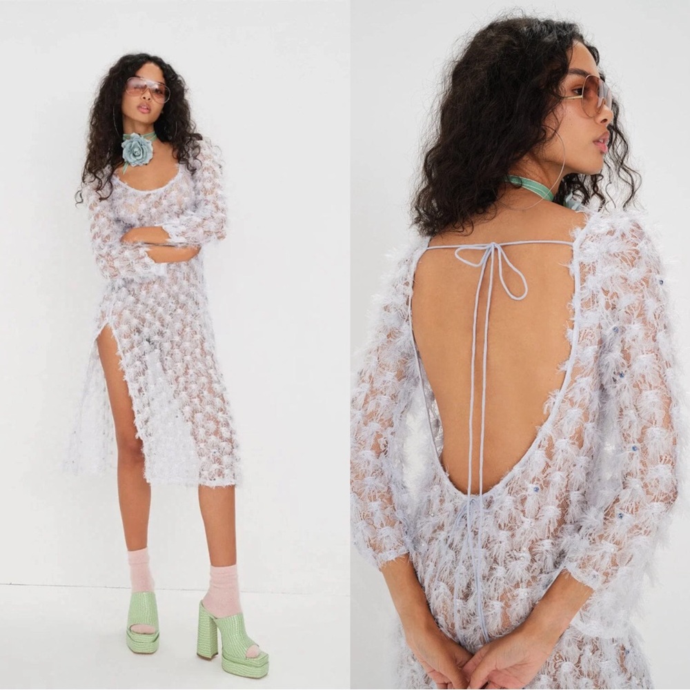 For Love & Lemons Amber MIDI Dress - XL